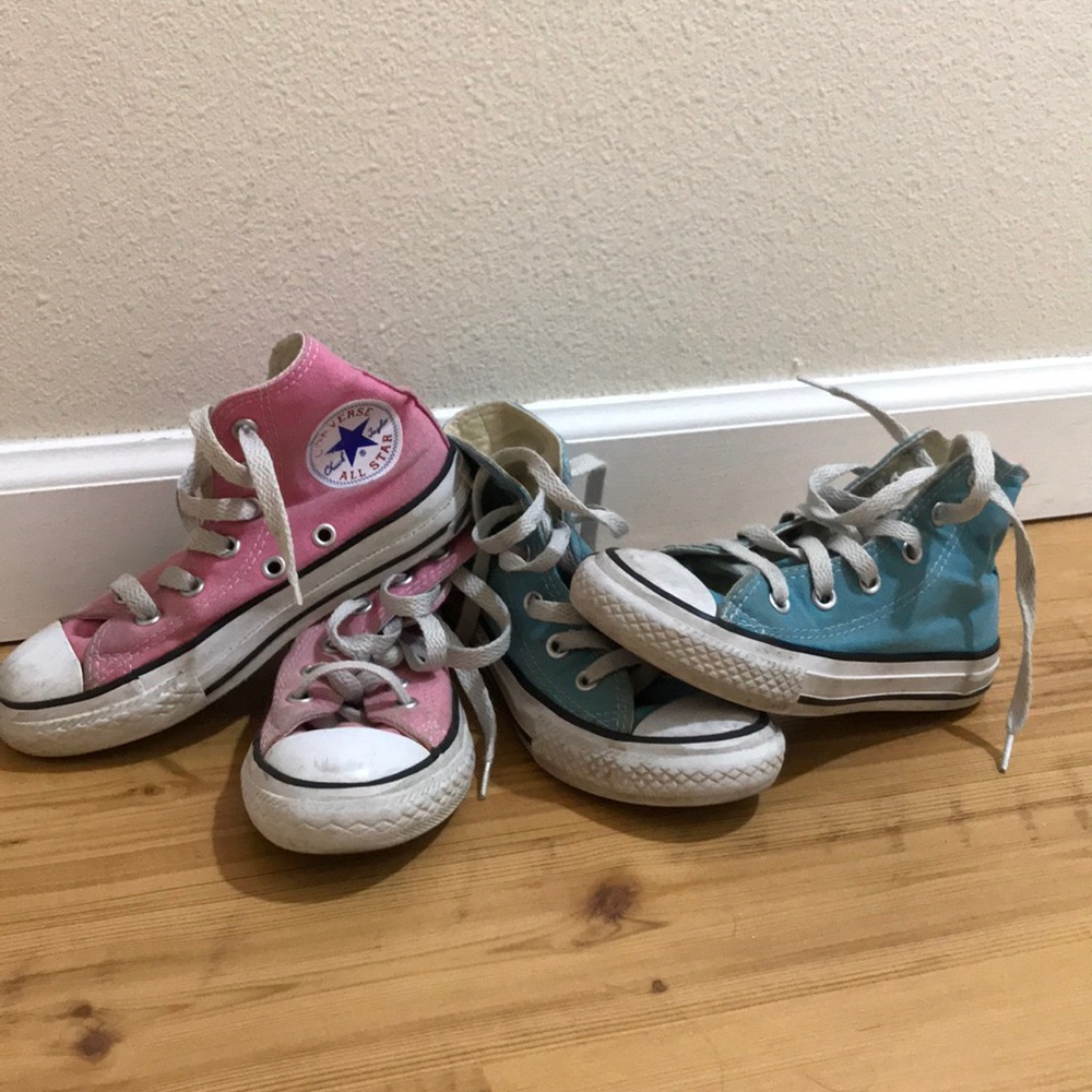 Two pairs Converse All Star High Tops!